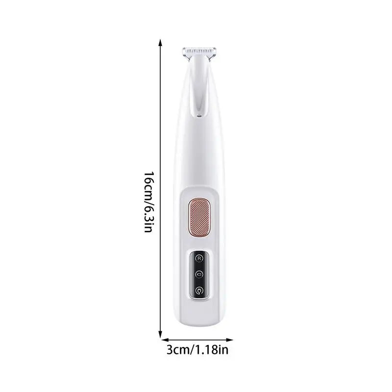 "Rechargeable Cordless Dog Paw Trimmer - Nail Grinder & Shaver for Small Dogs, Cats, and Other Pets"