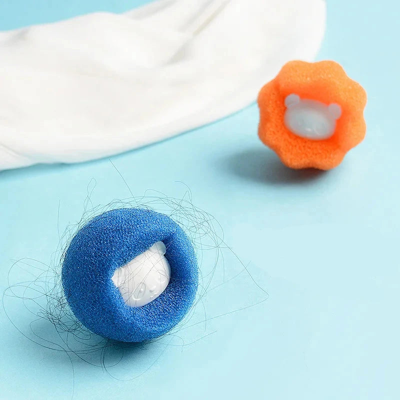 "Reusable Pet Hair Remover Ball - Wool Sticker & Lint Catcher for Laundry"