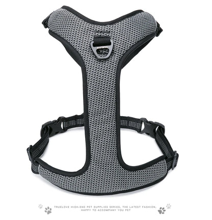 "Reflective Nylon Pet Harness - Anti-Escape Dog Vest for Outdoor Adventures"