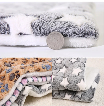 "Ultra-Soft Pet Sleeping Mat | Cozy Cushion Blanket for Dogs & Cats of All Sizes"