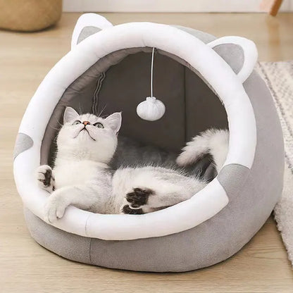 "Cute Cotton Pet Dogs Bed | Soft Cotton Hideaway for Small & Large Cats and Puppies"