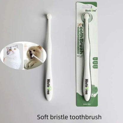 "Pet Green Toothbrush – Soft Tartar Remover & Dental Care Tool for Dogs and Cats"