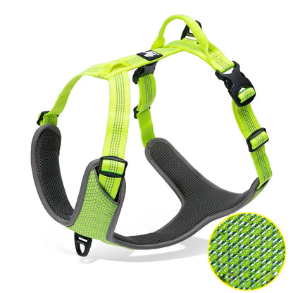 "Reflective Nylon Pet Harness - Anti-Escape Dog Vest for Outdoor Adventures"