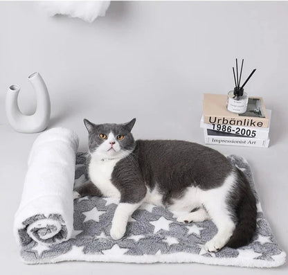 "Ultra-Soft Pet Sleeping Mat | Cozy Cushion Blanket for Dogs & Cats of All Sizes"