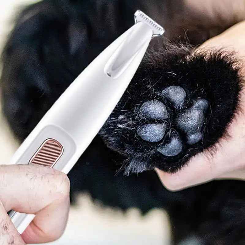 "Rechargeable Cordless Dog Paw Trimmer - Nail Grinder & Shaver for Small Dogs, Cats, and Other Pets"