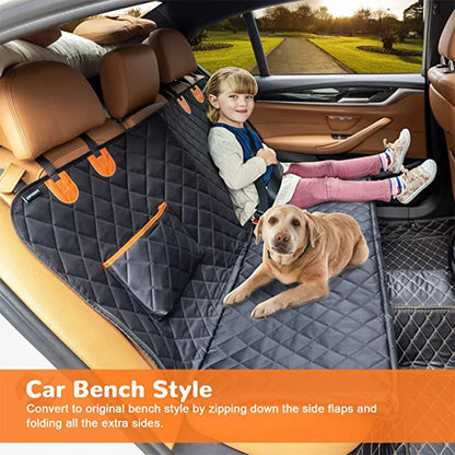 "Waterproof Pet Car Seat Cover & Cargo Liner | Travel Mat and Hammock for Small, Medium, and Large Dogs & Cats"