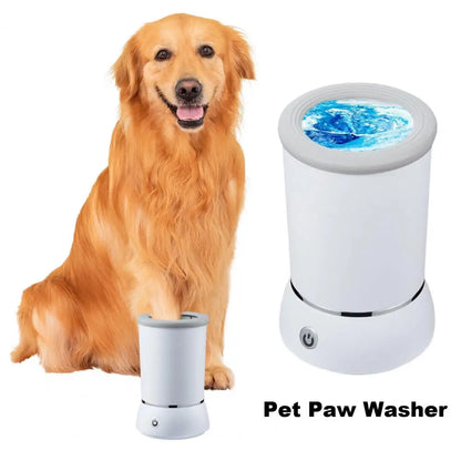 "Automatic Pet Paw Washer - One-Touch Operation for Small & Medium Dogs, Rechargeable Foot Cleaner Cup"